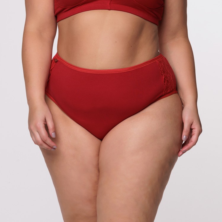 Calcinha Plus Size Fio Duplo Rubi com Renda na Lateral
