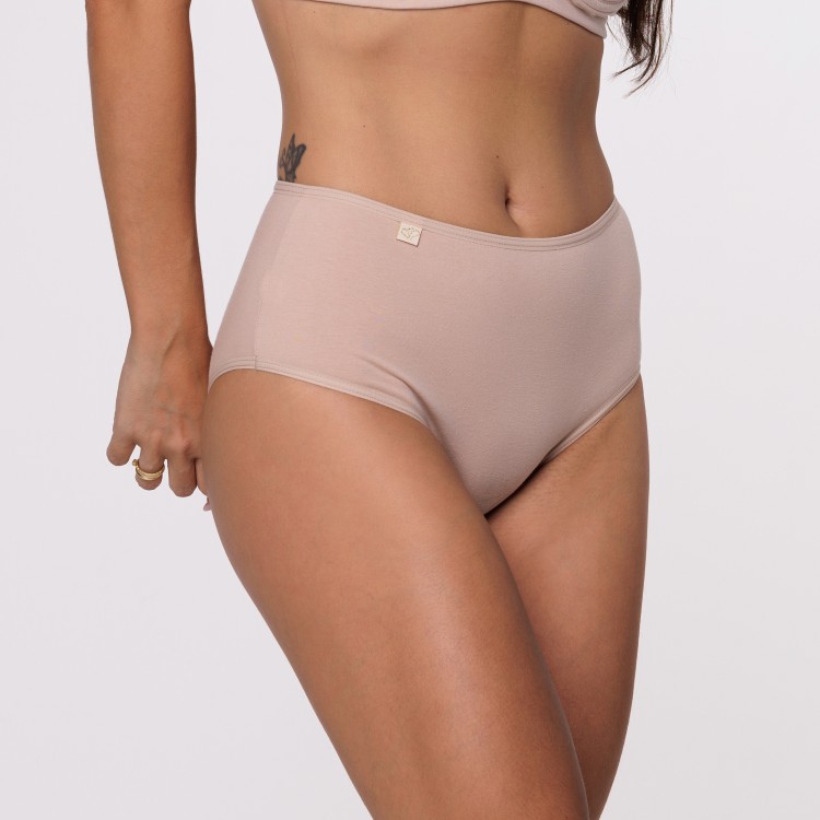 Calçola Senhora Areia em Algodão Egípcio